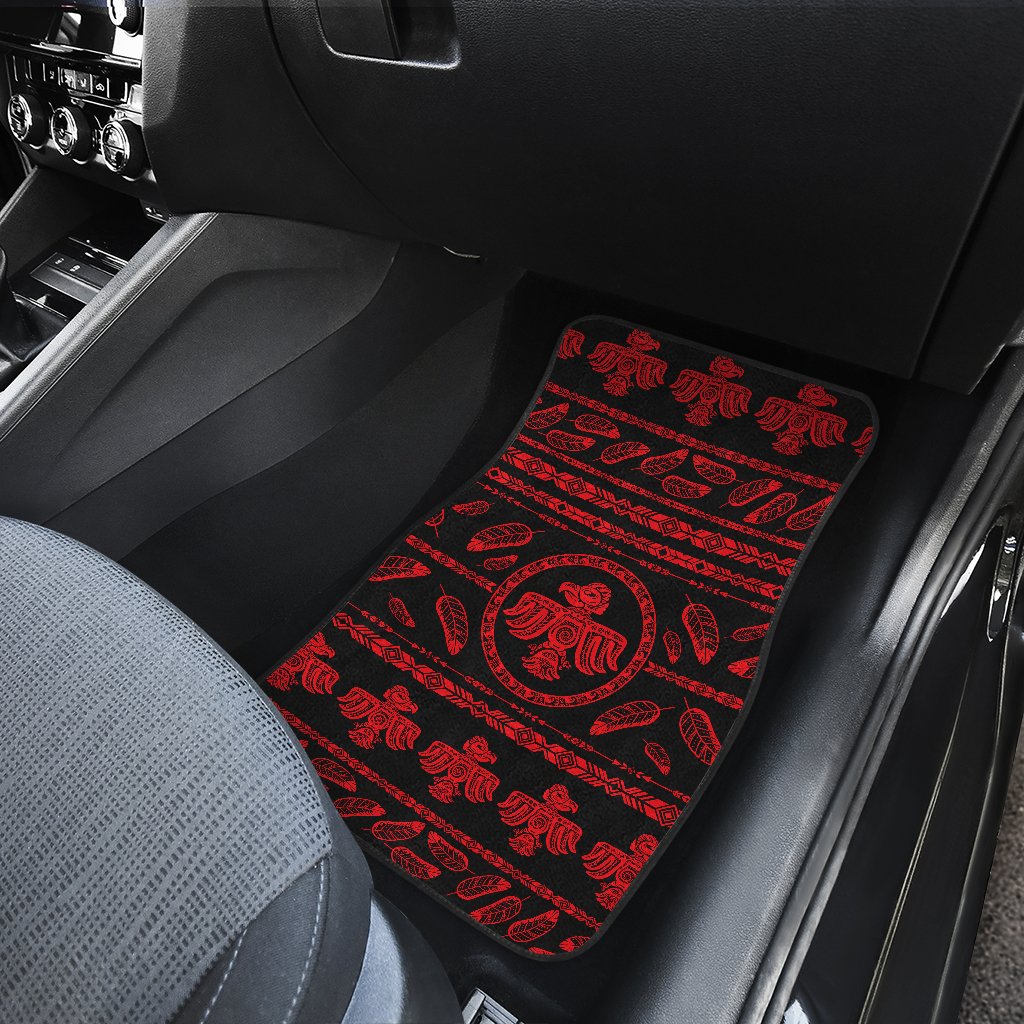 Native American Eagle Themed Print Car Floor Mats