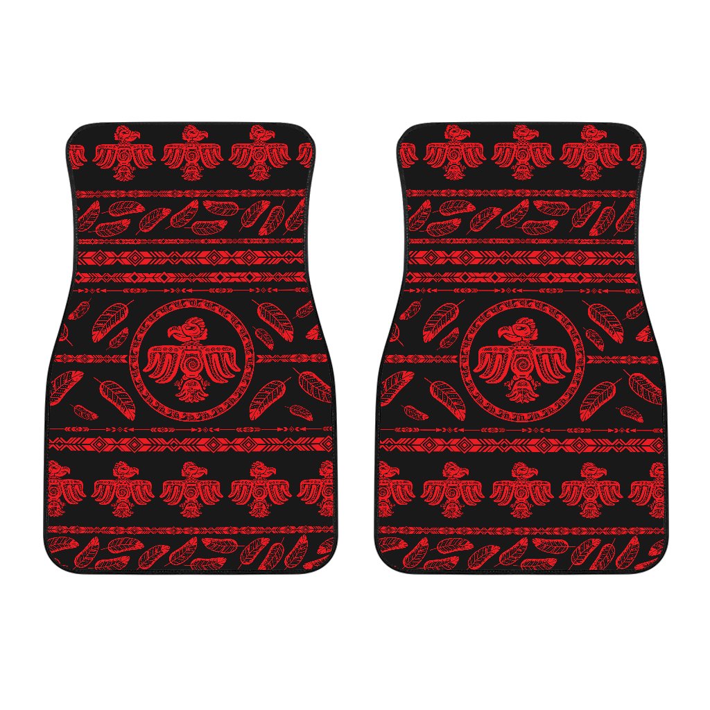 Native American Eagle Themed Print Car Floor Mats