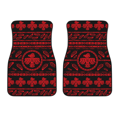 Native American Eagle Themed Print Car Floor Mats