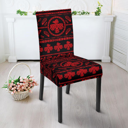 Native American Eagle Themed Print Dining Chair Slipcover-JTAMIGO.COM