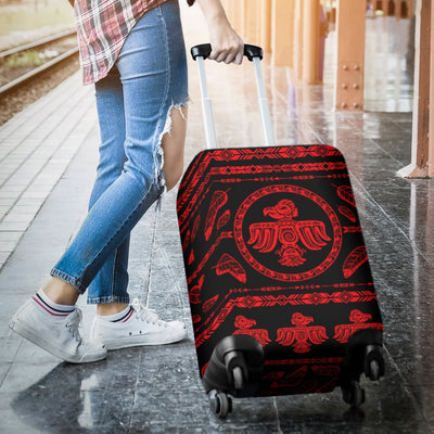 Native American Eagle Themed Print Luggage Cover Protector