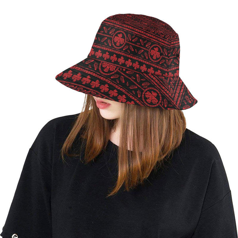 Native American Eagle Themed Print Unisex Bucket Hat