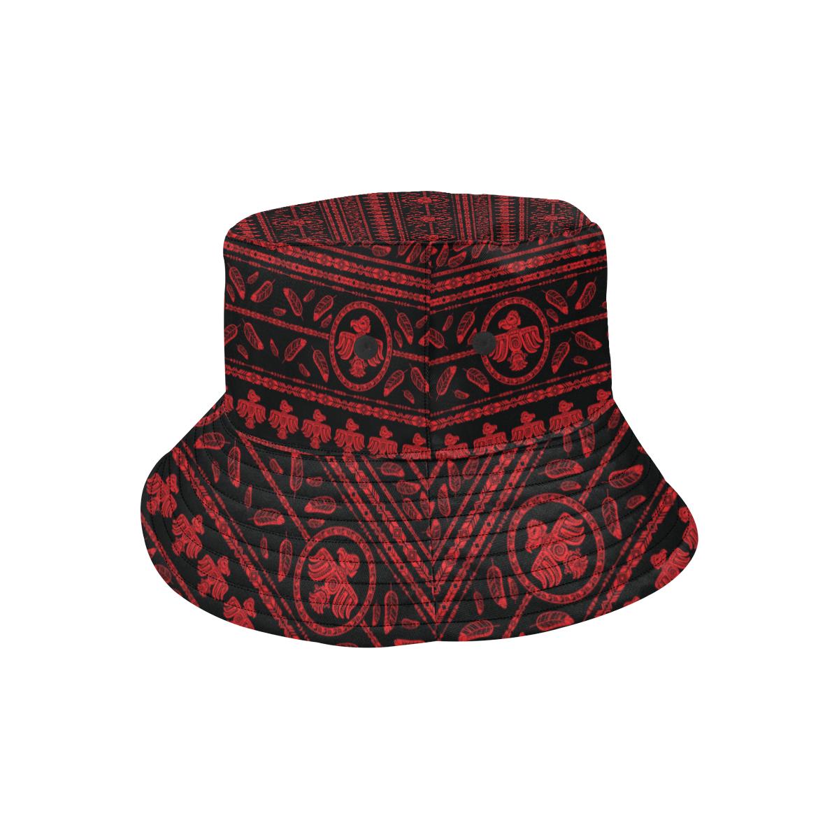 Native American Eagle Themed Print Unisex Bucket Hat