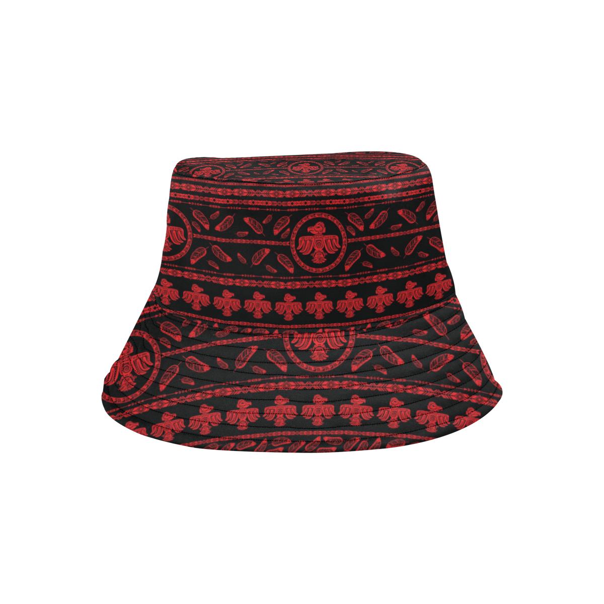 Native American Eagle Themed Print Unisex Bucket Hat