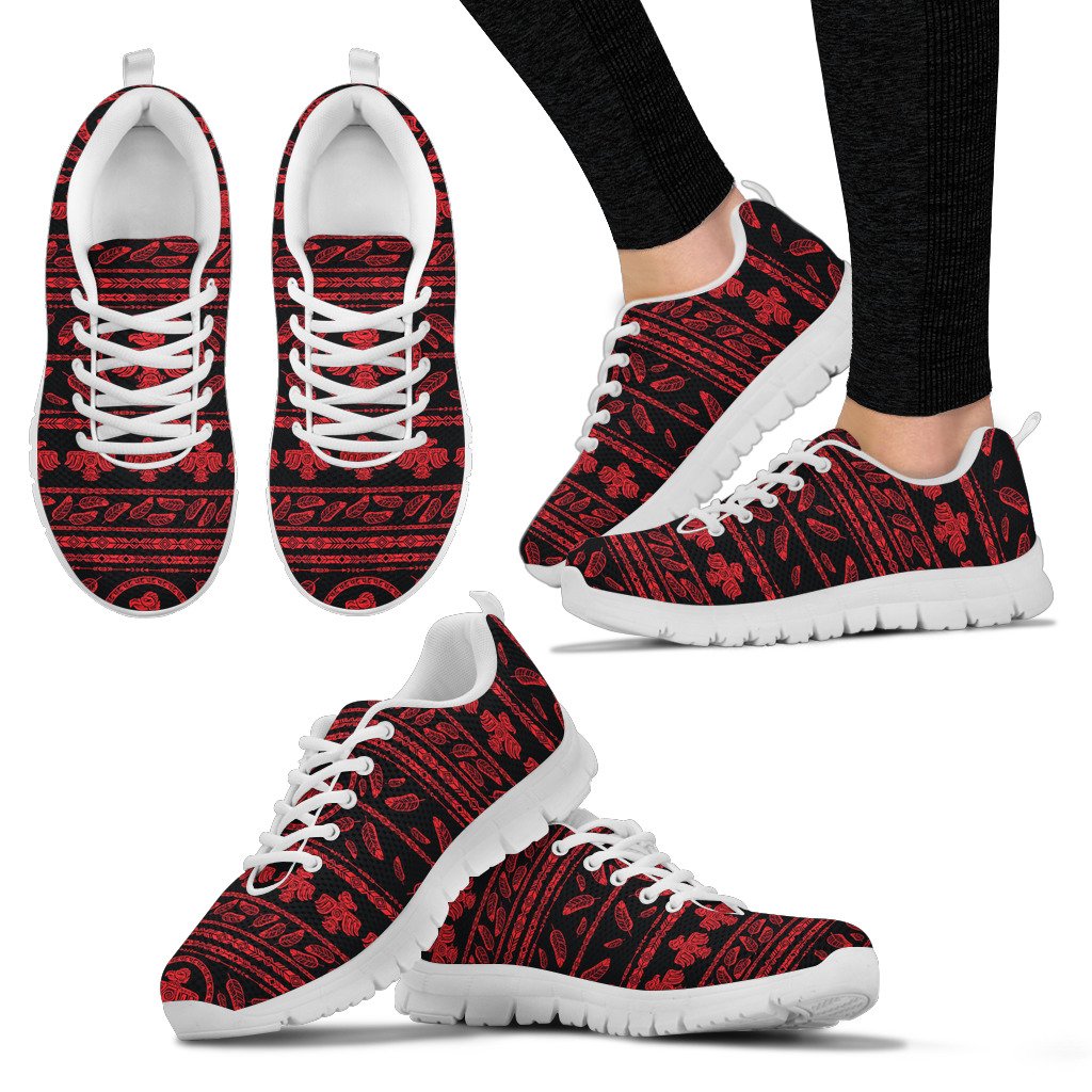 Native American Eagle Themed Print Women Sneakers Shoes