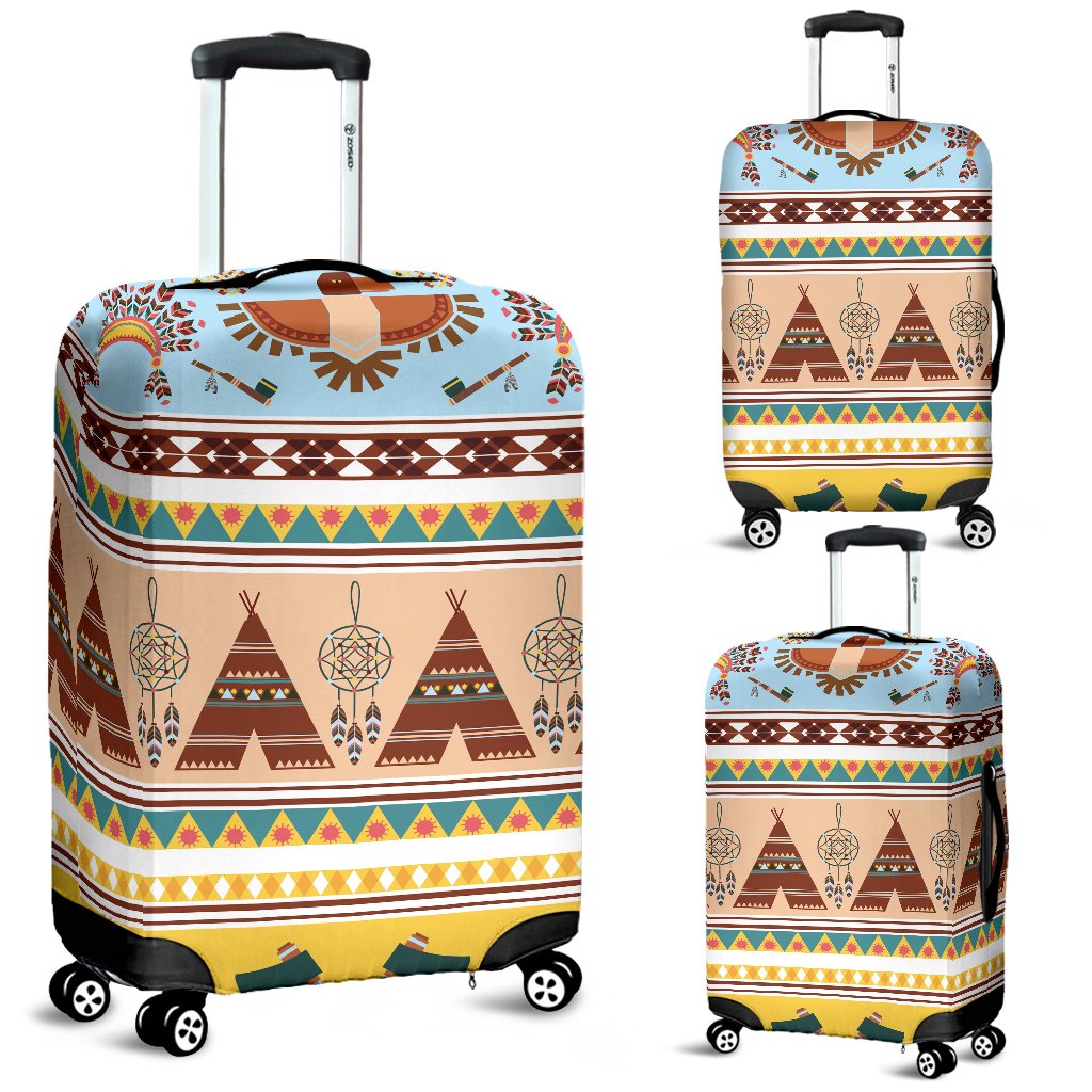 Native American Pattern Design Print Luggage Cover Protector
