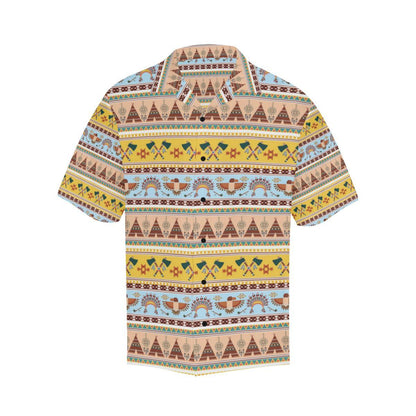 Native American Pattern Design Print Men Aloha Hawaiian Shirt