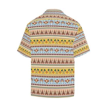 Native American Pattern Design Print Men Aloha Hawaiian Shirt