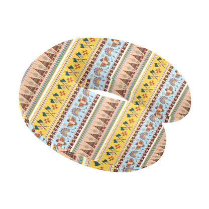 Native American Pattern Design Print U-Shaped Travel Neck Pillow-JTAMIGO.COM