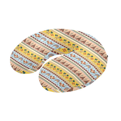 Native American Pattern Design Print U-Shaped Travel Neck Pillow-JTAMIGO.COM