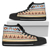 Native American Pattern Design Print Women High Top Shoes