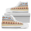 Native American Pattern Design Print Women High Top Shoes