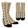Native American Themed Design Print Crew Socks