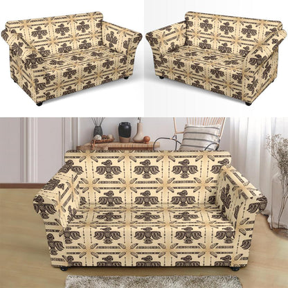 Native American Themed Design Print Loveseat Slipcover-JTAMIGO.COM