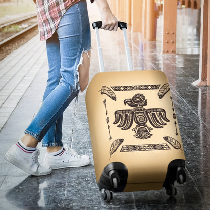 Native American Themed Design Print Luggage Cover Protector