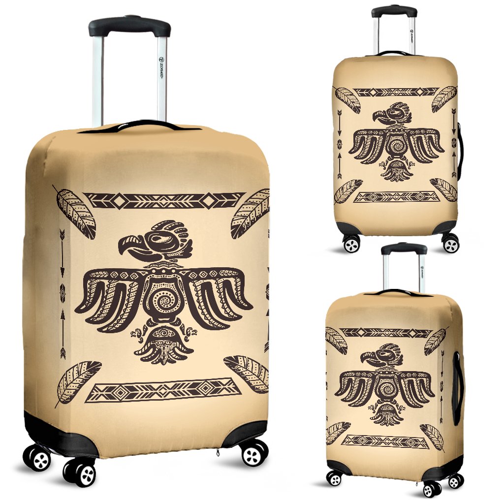 Native American Themed Design Print Luggage Cover Protector