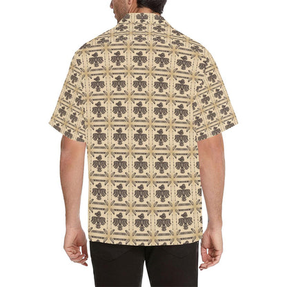 Native American Themed Design Print Men Aloha Hawaiian Shirt
