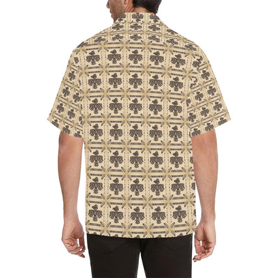 Native American Themed Design Print Men Aloha Hawaiian Shirt