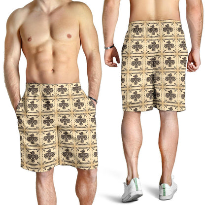 Native American Themed Design Print Mens Shorts-JTAMIGO.COM