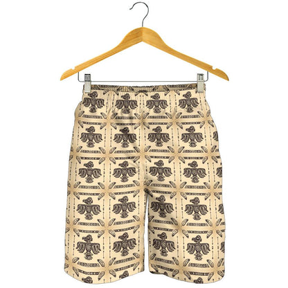 Native American Themed Design Print Mens Shorts-JTAMIGO.COM