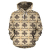 Native American Themed Design Print Pullover Hoodie