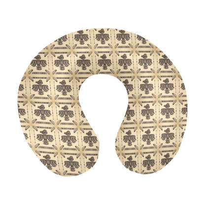 Native American Themed Design Print U-Shaped Travel Neck Pillow-JTAMIGO.COM
