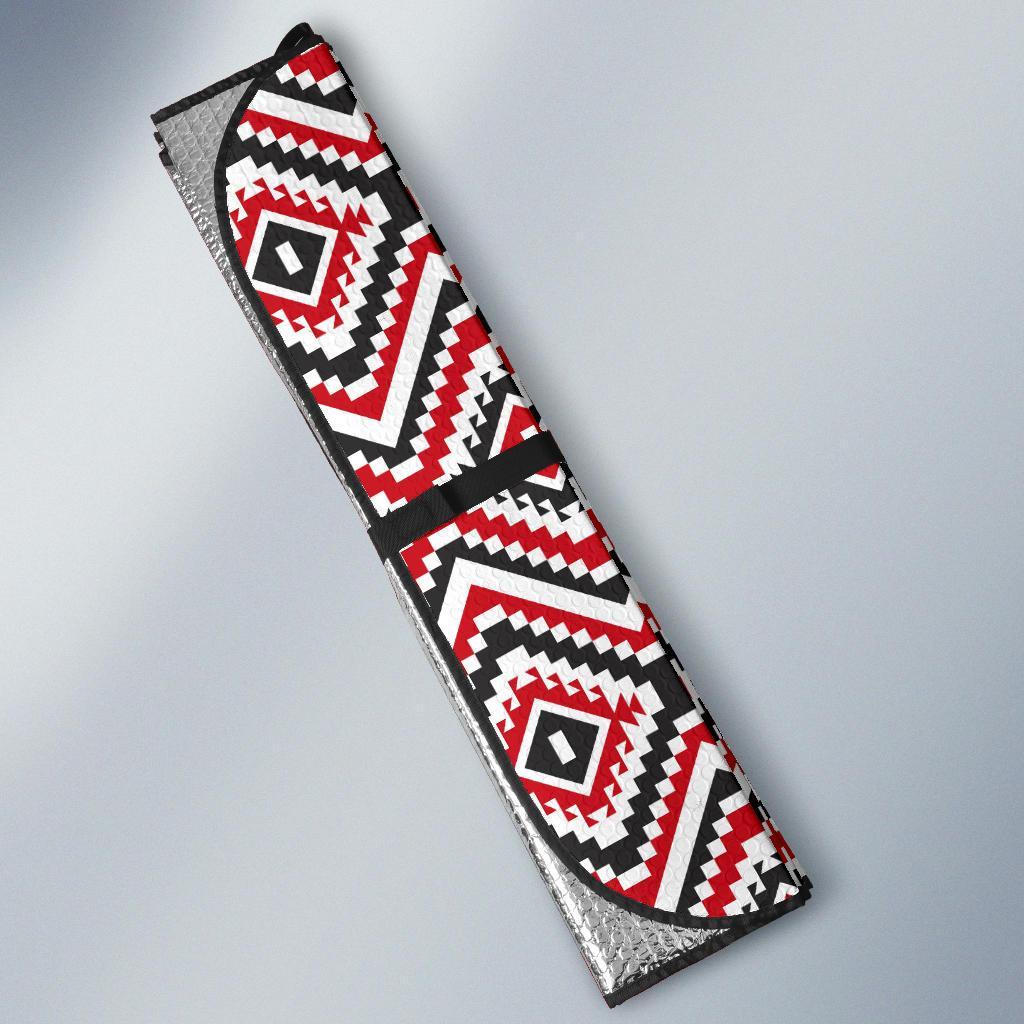 Native American Themed Tribal Print Car Sun Shade For Windshield