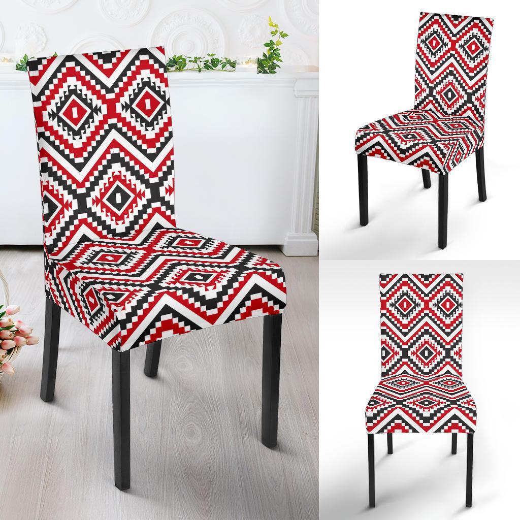 Native American Themed Tribal Print Dining Chair Slipcover-JTAMIGO.COM