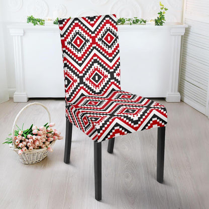 Native American Themed Tribal Print Dining Chair Slipcover-JTAMIGO.COM