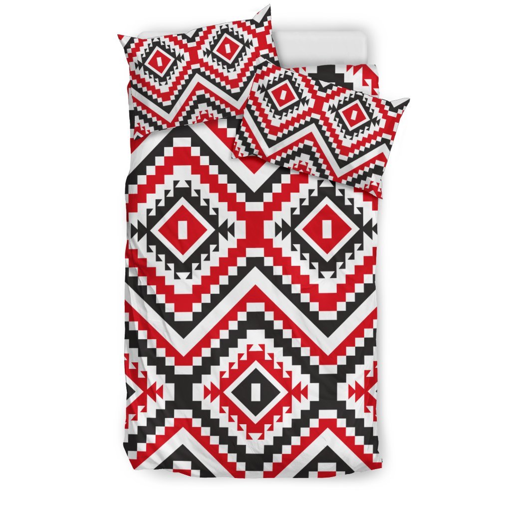Native American Themed Tribal Print Duvet Cover Bedding Set