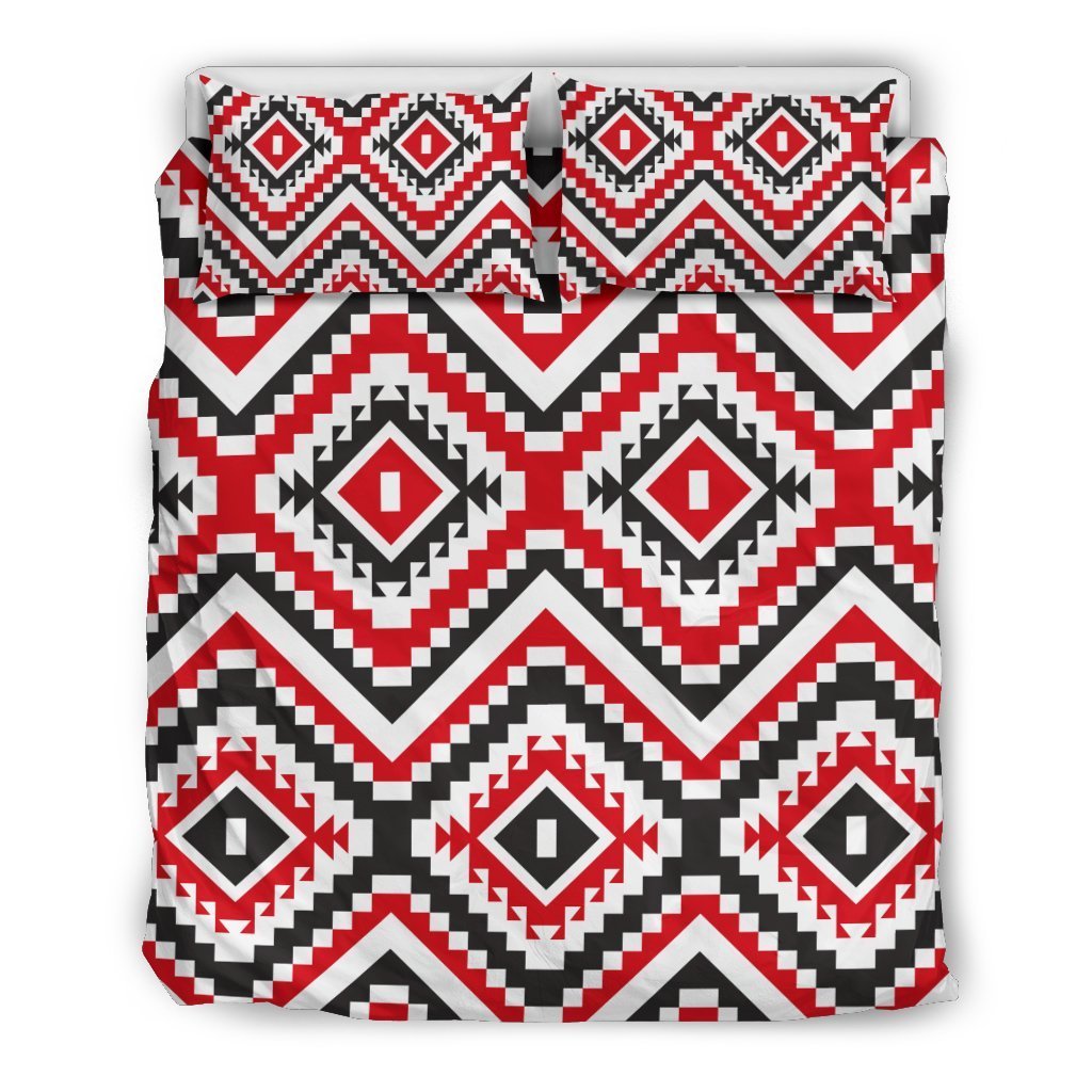 Native American Themed Tribal Print Duvet Cover Bedding Set