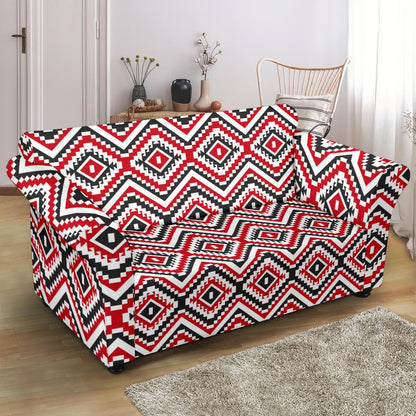 Native American Themed Tribal Print Loveseat Slipcover-JTAMIGO.COM