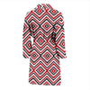 Native American Themed Tribal Print Men Bath Robe-JTAMIGO.COM