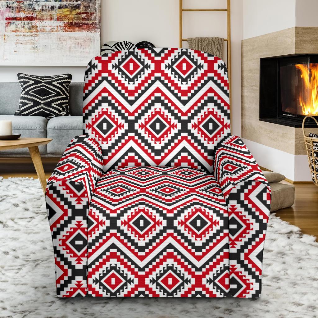 Native American Themed Tribal Print Single Sofa Slipcover -JTAMIGO.COM