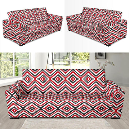 Native American Themed Tribal Print Sofa Slipcover-JTAMIGO.COM