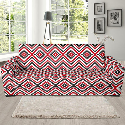 Native American Themed Tribal Print Sofa Slipcover-JTAMIGO.COM