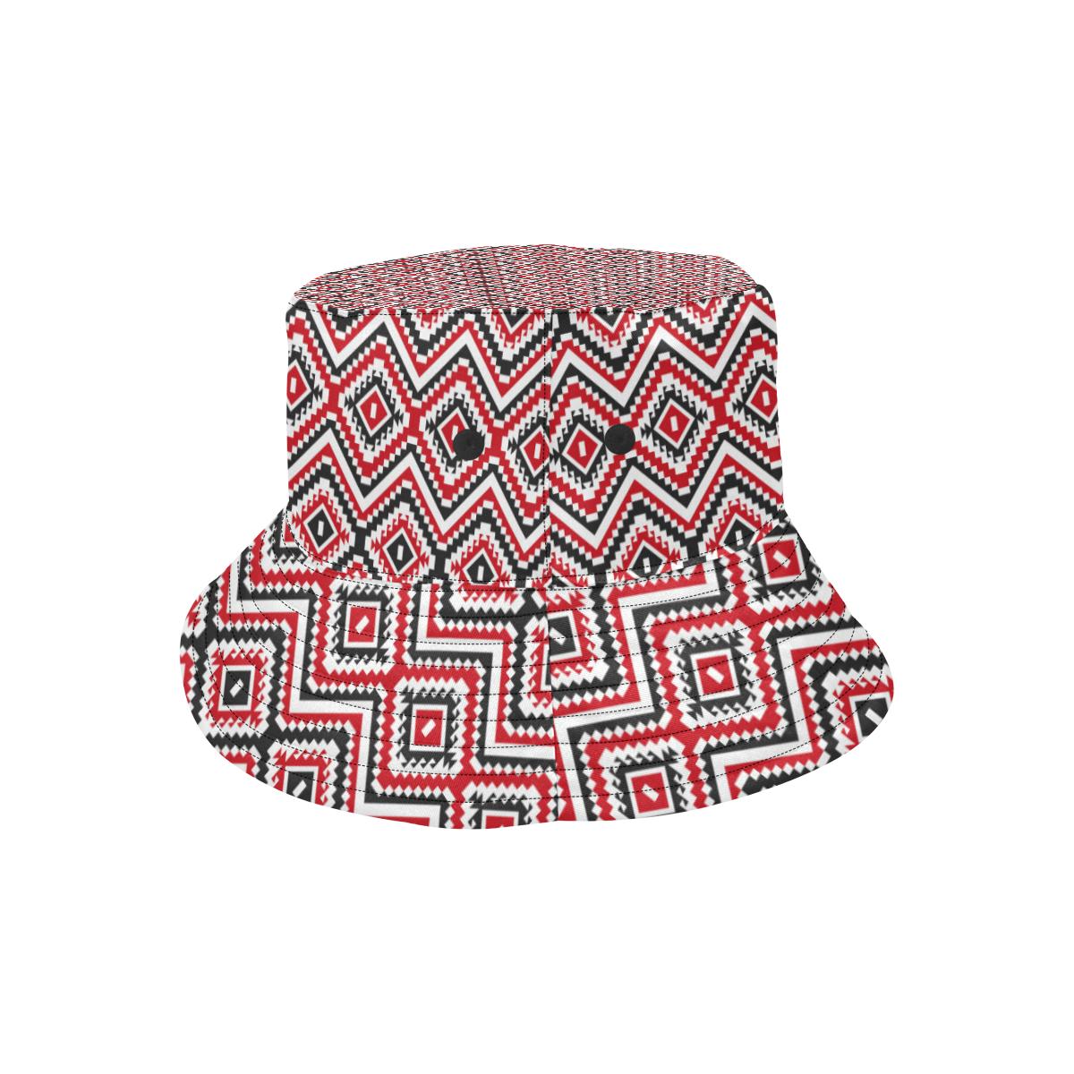 Native American Themed Tribal Print Unisex Bucket Hat