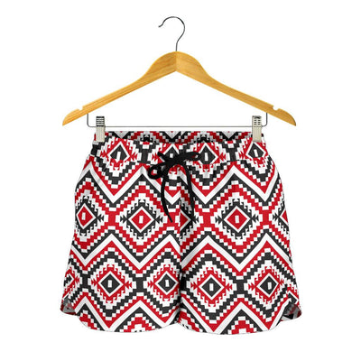 Native American Themed Tribal Print Women Shorts-JTAMIGO.COM