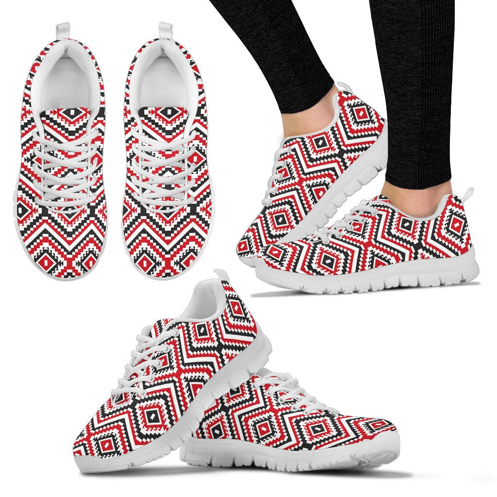 Native American Themed Tribal Print Women Sneakers Shoes