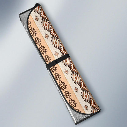 Native Classic Pattern Print Car Sun Shade For Windshield