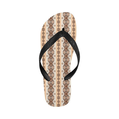 Native Classic Pattern Print Flip Flops-JTAMIGO.COM