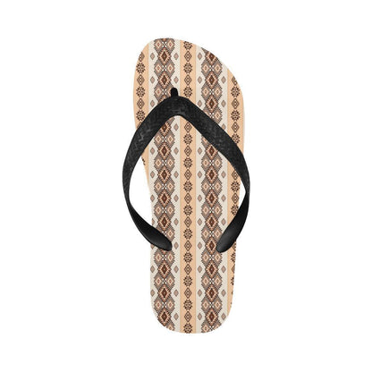 Native Classic Pattern Print Flip Flops-JTAMIGO.COM