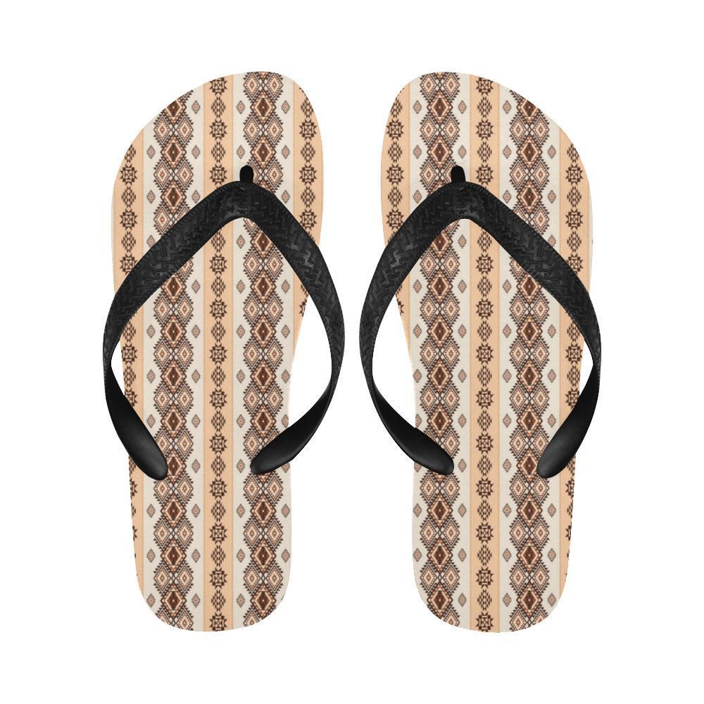 Native Classic Pattern Print Flip Flops-JTAMIGO.COM