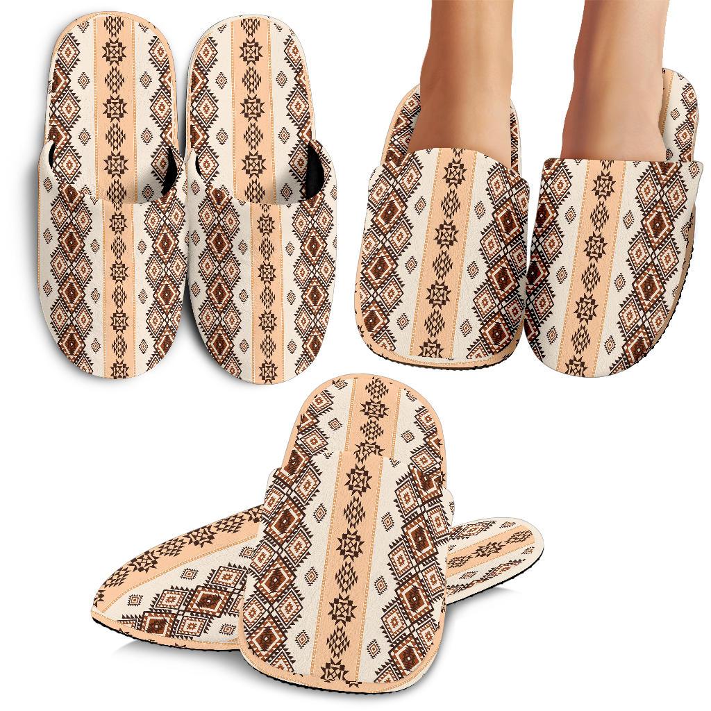 Native Classic Pattern Print House Slippers