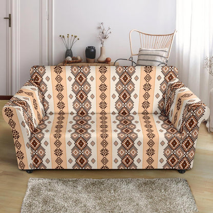 Native Classic Pattern Print Loveseat Slipcover-JTAMIGO.COM
