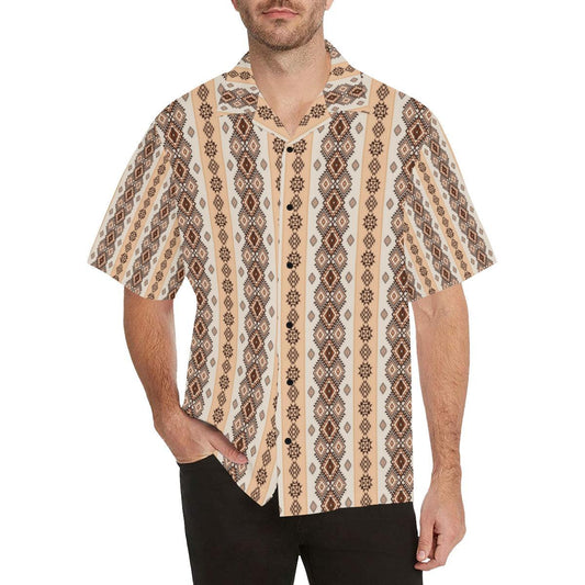Native Classic Pattern Print Men Aloha Hawaiian Shirt