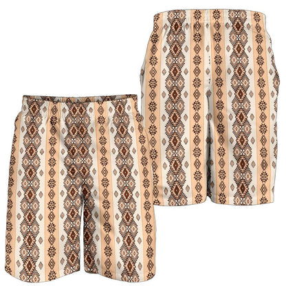 Native Classic Pattern Print Mens Shorts-JTAMIGO.COM