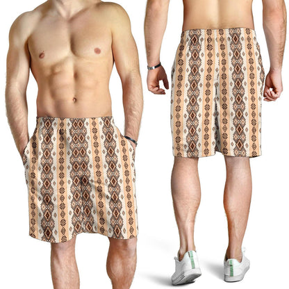 Native Classic Pattern Print Mens Shorts-JTAMIGO.COM