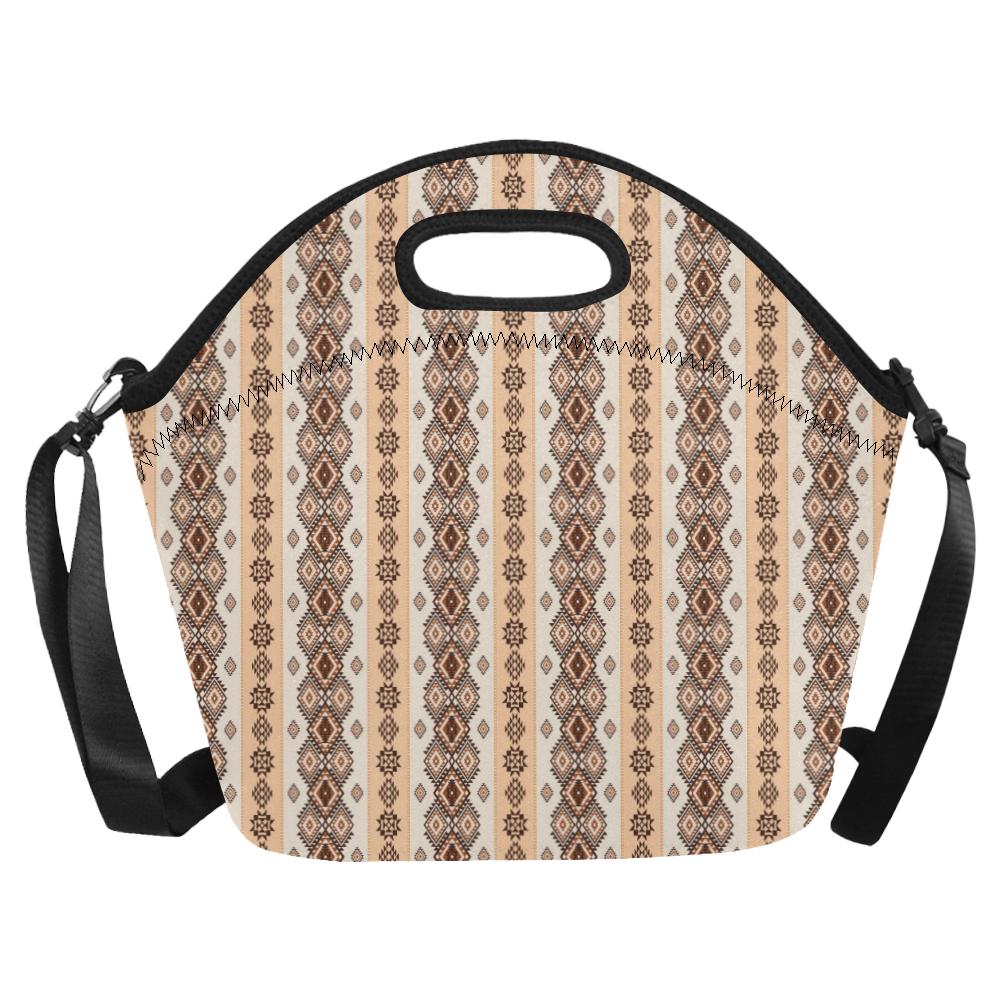 Native Classic Pattern Print Neoprene Lunch Bag (Model 1669)(Large)-JTAMIGO.COM