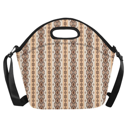 Native Classic Pattern Print Neoprene Lunch Bag (Model 1669)(Large)-JTAMIGO.COM